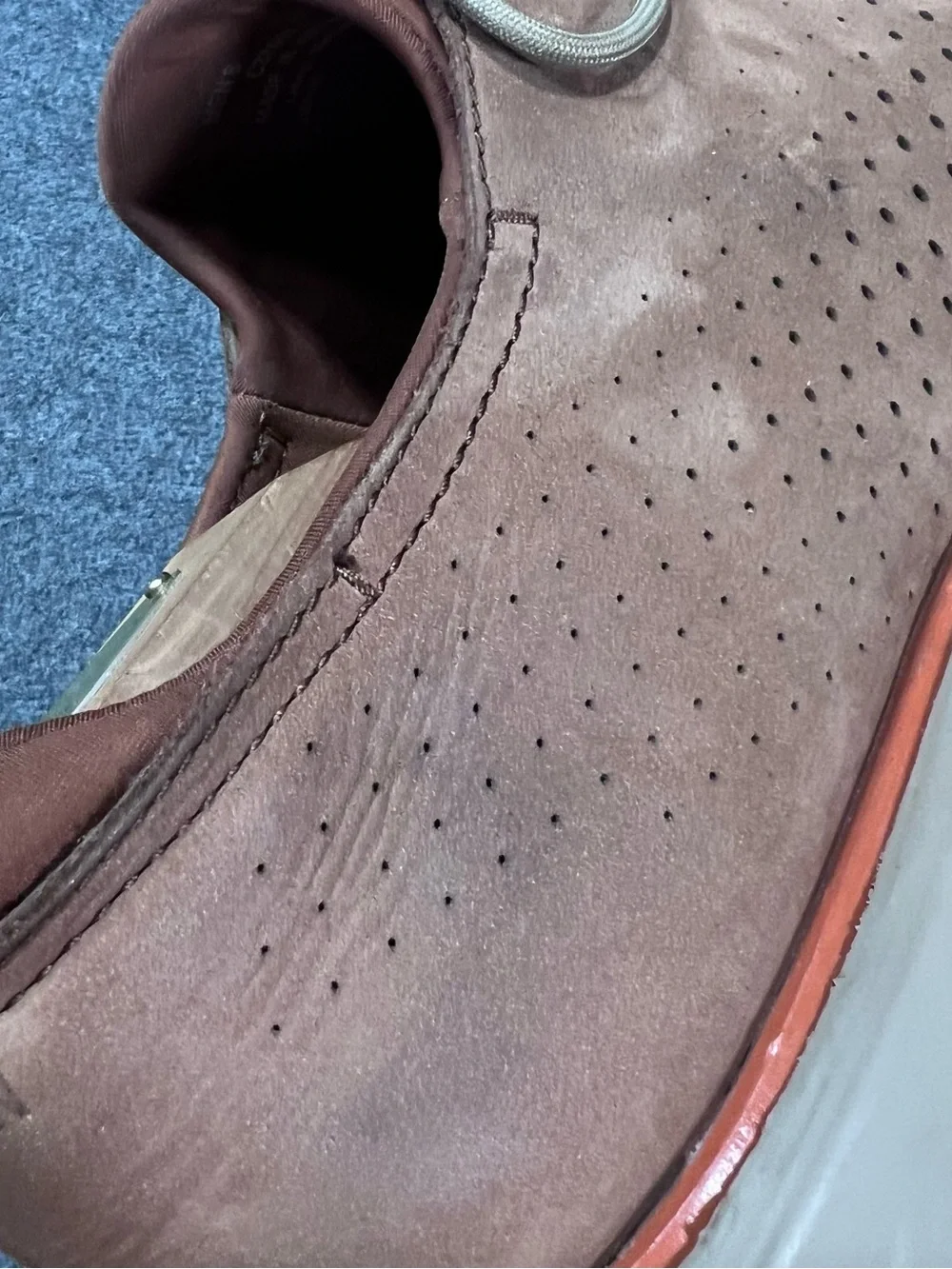 Cole Haan 2.Zerogrand Laser Wingtip Oxford Irish Coffee/Truffle Mens Size 12
